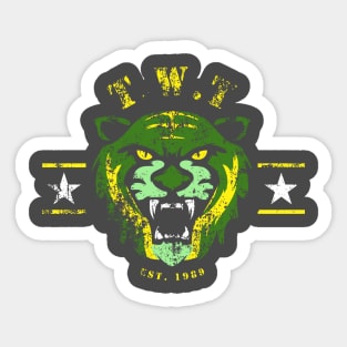 The Way of the Tiger (Distressed) Sticker